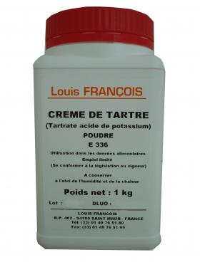 Crème de tartre LOUIS FRANÇOIS - Boîte de 1 Kg