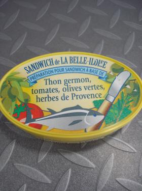 Préparation Sandwich THON GERMON  Olives vertes1/6 115g Belle Iloise