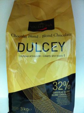 Tablette de chocolat blond Dulcey biscuité 32% cacao - Valrhona - Valrhona