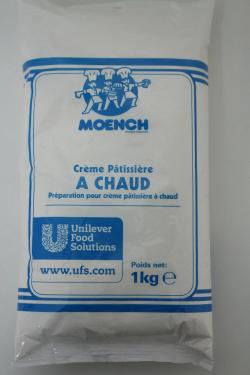 BASE CREME PATISSIERE VANILLINEE poudre 1kg Moench - CDUBON - epicerie en  Vendée